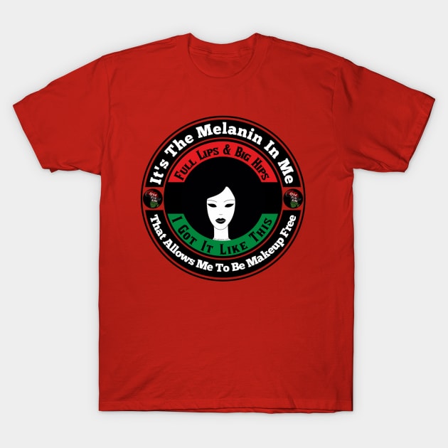 Full Lips & Big Hips T-Shirt by Afroditees